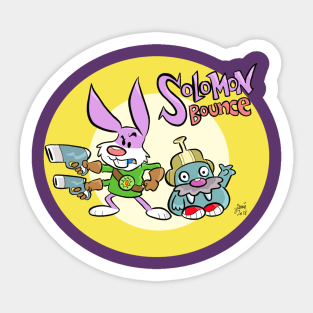 Space Rabbit - Solomon Bounce Sticker